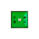 Clifford & Snell SD40 Series Green Steady Beacon, 24 V dc, Surface Mount, LED Bulb, IP65