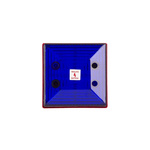 Clifford & Snell SD40 Series Blue Steady Beacon, 24 V dc, Surface Mount, LED Bulb, IP65