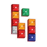 Clifford & Snell SD40IS Series Green, Red Steady Beacon, 12 V dc, 24 V dc, Surface Mount, LED Bulb, IP65