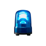 Patlite SK Series Blue Rotating Beacon, 12→24 VDC, Base Mount, LED Bulb, IP23