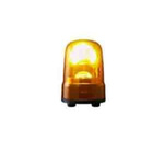 Patlite SK Series Amber Rotating Beacon, 100→ 240 VAC, Base Mount, LED Bulb, IP23
