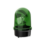 Werma Green Rotating Beacon, 115-230 V, Base Mount, LED Bulb