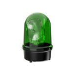 Werma Green Rotating Beacon, 115-230 V, Base Mount, LED Bulb