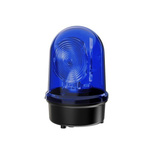 Werma Blue Rotating Beacon, 115-230 V, Base Mount, LED Bulb