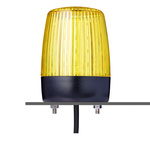 AUER Signal PCH Series Yellow Multiple Effect Beacon, 230/240 V, Horizontal, Tube Mounting, Vertical, LED Bulb, IP67,