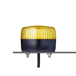 AUER Signal PCL Series Yellow Multiple Effect Beacon, 230/240 V, Horizontal, Tube Mounting, Vertical, LED Bulb, IP67,