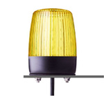 AUER Signal PCH Series Yellow Multiple Effect Beacon, 24 V ac/dc, Base Mount, LED Bulb, IP67, IP69