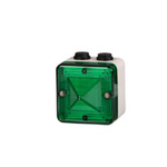 e2s L101FLASHTEL Series Amber, Blue, Clear, Green, Red, Yellow Flashing Beacon, 230 V, Wall Mount, Xenon Bulb