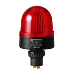 Werma 208 Series Red Flashing Beacon, 115 V, Built-in Mounting, Xenon Bulb