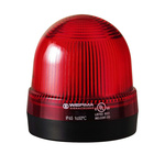 Werma 222 Series Red Flashing Beacon, 115 V, Base Mount, Xenon Bulb