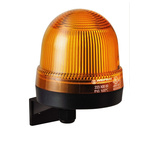 Werma 224 Series Yellow Continuous lighting Beacon, 115 V, Wall Mount, LED Bulb