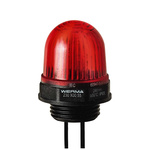 Werma 230 Series Red Continuous lighting Beacon, 115 V, Built-in Mounting, LED Bulb