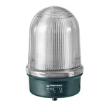 Werma 280 Series Clear Flashing Beacon, 115 → 230 V, Base Mount, LED Bulb