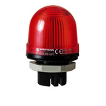 Werma 802 Series Red Flashing Beacon, 115 V, Built-in Mounting, Xenon Bulb