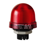 Werma 817 Series Red Flashing Beacon, 115 V, Built-in Mounting, Xenon Bulb