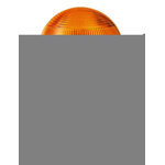 Werma 829 Series Yellow Continuous lighting Beacon, 24 V, Base Mount, LED Bulb, IP65