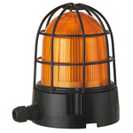 Werma 839 Series Yellow Flashing Beacon, 230 V, Base Mount, Xenon Bulb