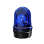 Werma 885 Series Blue Rotating Beacon, 24 V, Base Mount, LED Bulb