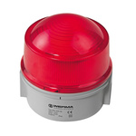 Werma 897 Series Red Flashing Beacon, 24 V, Base Mount/ Wall Mount, Xenon Bulb