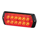 Patlite 2M1 Series Red Multiple Effect Warning Light, 12 → 24 V, Indoor/Outdoor, LED Bulb, IP68