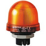 Werma EM 817 Series Yellow Flashing Beacon, 230 V ac, Panel Mount, Xenon Bulb