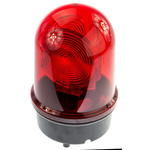 Werma BM 884 Series Red Rotating Beacon, 24 V ac/dc, Surface Mount, Incandescent Bulb