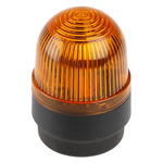 Werma BM 202 Series Yellow Flashing Beacon, 24 V dc, Wall Mount, Xenon Bulb, IP65