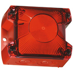 Pfannenberg PY X-S-05 Series Red Flashing Beacon, 230 V ac, Panel Mount, Xenon Bulb