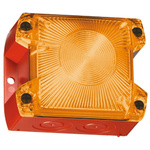 Pfannenberg PY X-S-05 Series Amber Flashing Beacon, 24 V dc, Panel Mount, Xenon Bulb