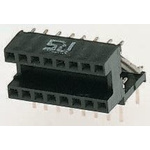 Winslow 2.54mm Pitch Right Angle 16 Way, Through Hole Turned Pin Open Frame IC Dip Socket