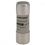 Mersen 25A Slow-Blow Ceramic Cartridge Fuse, 22.2 x 58mm
