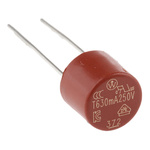 WickmannPC Board Non Resettable Fuse, Radial 630mA, 250V ac