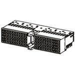 Harting, har-bus HM 2mm Pitch Hard Metric Type B Backplane Connector, Female, Right Angle, 22 Column, 5 Row, 110 Way