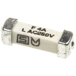 SchurterSMD Non Resettable Fuse 4A, 250 V ac, 125V dc