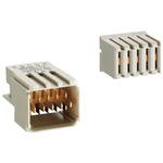 ERNI, ERmet 2mm Pitch Universal Power Module Backplane Connector, Male, Right Angle, 4 Column, 4 Row, 6 Way