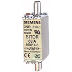 Siemens 63A Centred Tag Fuse, NH000, 690V ac