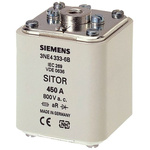 Siemens 450A Square Body Flush End Contacts Fuse, aR, 800V