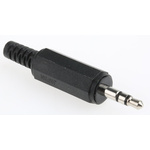 Lumberg 3.5 mm Cable Mount Stereo Jack Plug, 3Pole 1A