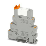 Phoenix Contact PLC-RPT-230UC/21-21AU/RWF Series , 110V dc DPDT Interface Relay Module, DIN Rail