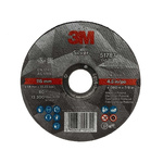 3M Silver Aluminium Oxide Cutting Disc, 115mm x 1.6mm Thick, Medium Grade, P80 Grit, T41