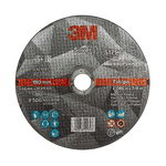 3M Silver Aluminium Oxide Cutting Disc, 180mm x 1.6mm Thick, Medium Grade, P80 Grit, T41
