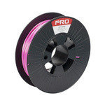 RS PRO 1.75mm Pink PLA Satin 3D Printer Filament, 500g