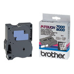Brother Black on Clear Label Printer Tape, 24 mm Width, 15 m Length