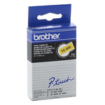 Brother Black on Yellow Label Printer Tape, 9 mm Width, 8 m Length