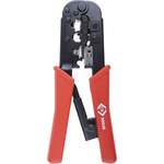 CK 3852 Hand Ratcheting Crimp Tool for RJ11 Connectors, RJ12 Connectors, RJ45 Connectors