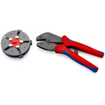 Knipex MultiCrimp Hand Ratcheting Crimp Tool for Uninsulated Open Barrel Terminals, 0.25 → 6mm² Wire