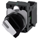 Siemens 2 Position Selector Switch Complete - (NO) 22mm Cutout Diameter, Illuminated