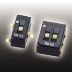 Surface Mount Slide Switch Dual SPDT 100 (Non-Switching) mA, 100 (Switching) mA Slide