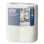 Tork Dry Multi-Purpose Wipes for Mopping Up Food, Oil, Water, Wiping Tasks Use, Roll of 2