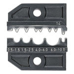 Knipex, 97 Crimp Die, Butt and Press, Wire size 8 → 20AWG